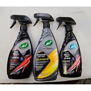 Turtle Wax ICE Seal N Shine & Hybrid Solutions Ceramic Wet Wax Bundle 3pk